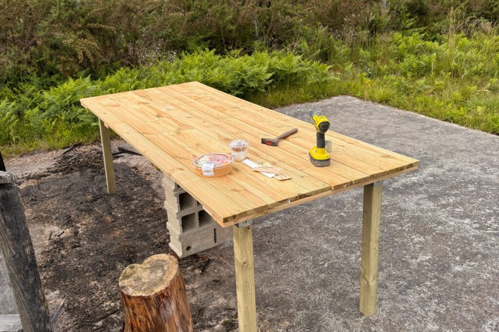 Challenge 33, chantier du pas de tir : le club en action